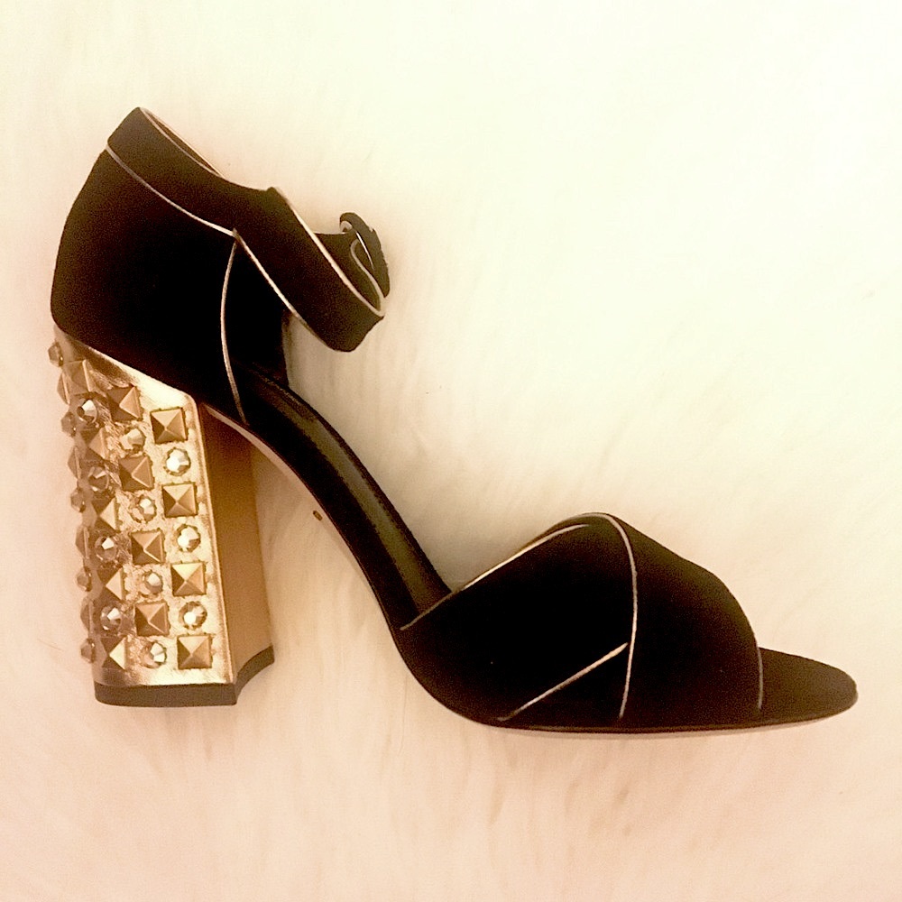 Dolce&Gabbana crystal embellished heels sandals